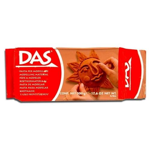 Pasta Modelar Terracota 500g Das