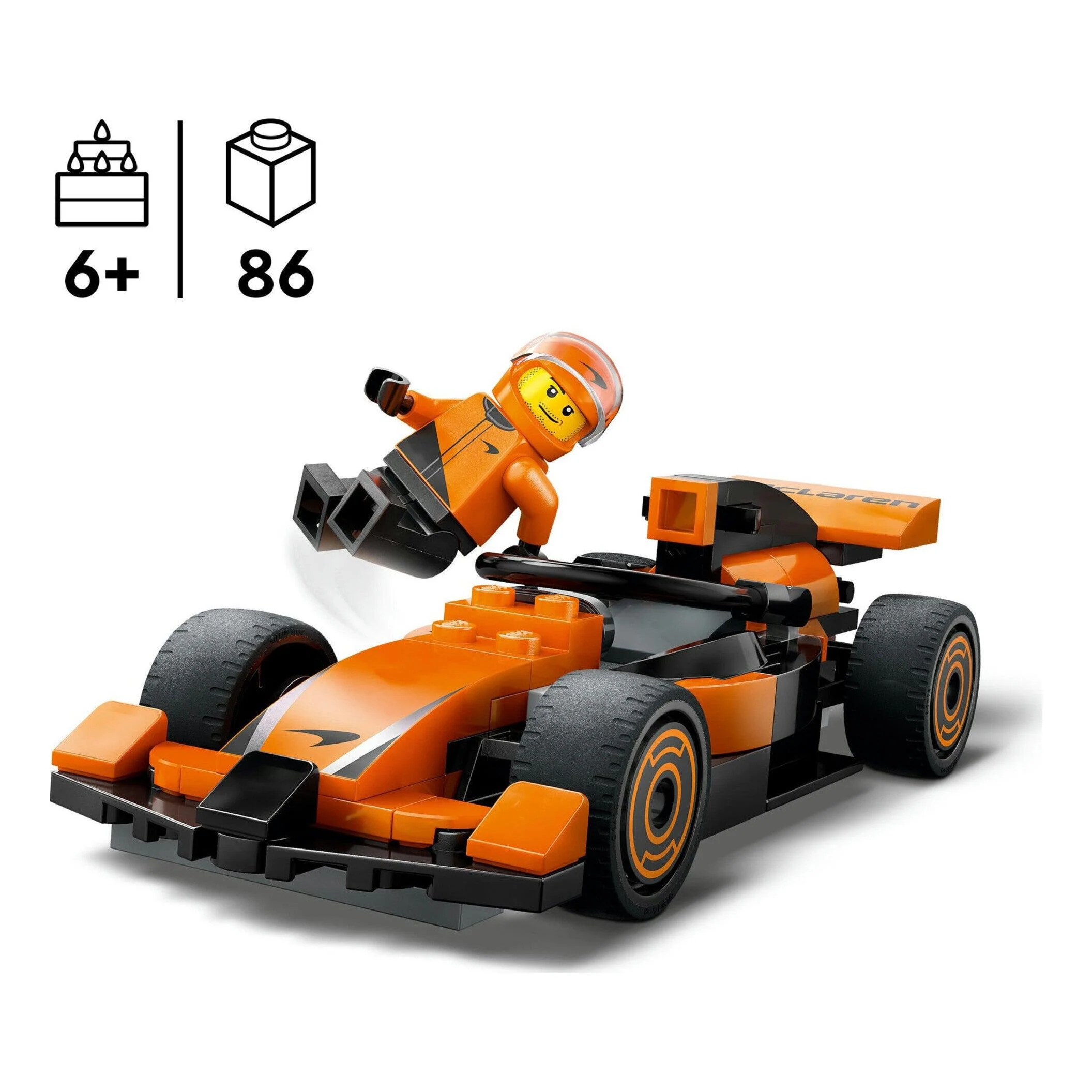 Piloto de F1 com Carro Mclaren Lego - Image 3