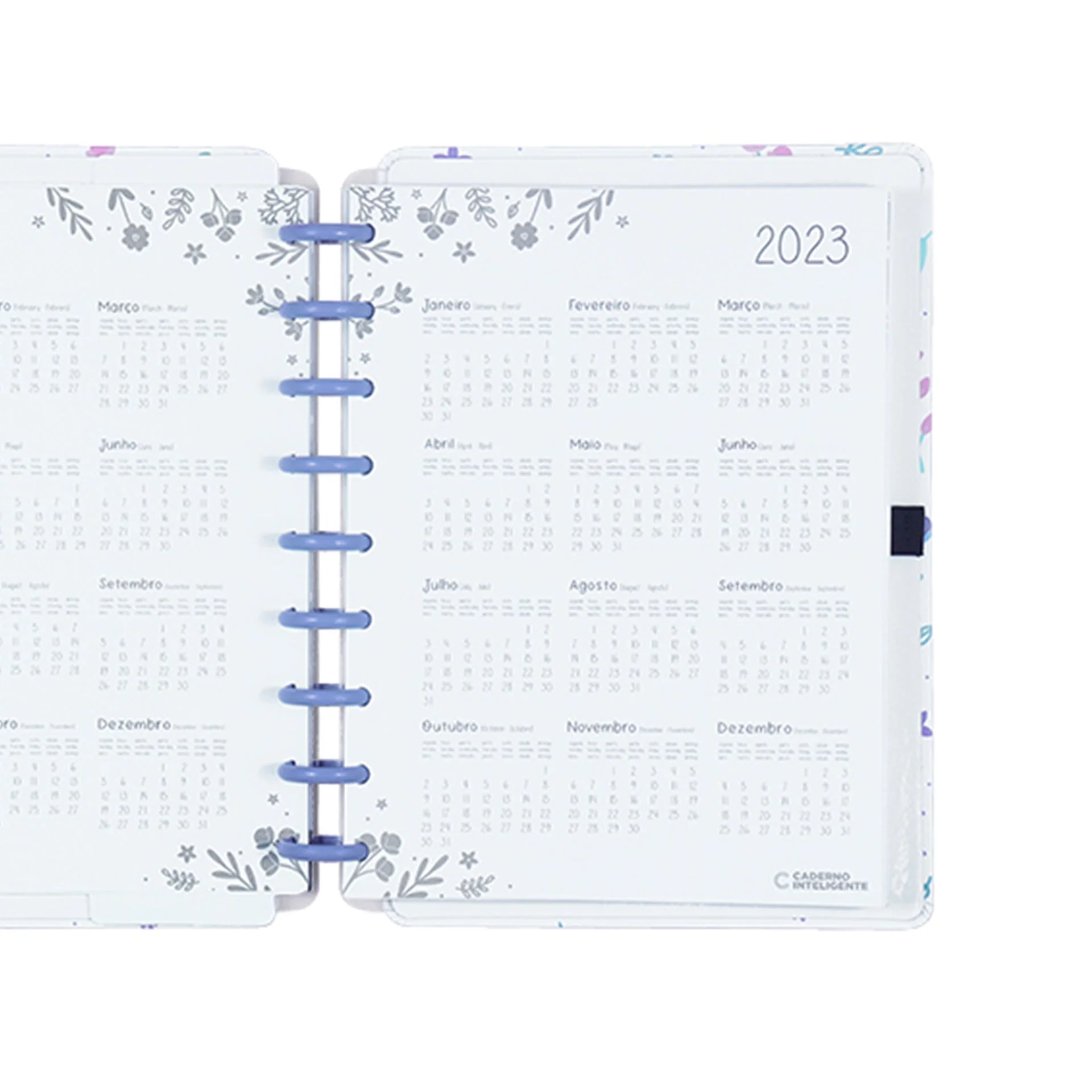 Planner Lilac Fields By Sophia Martins Caderno Inteligente - Image 4