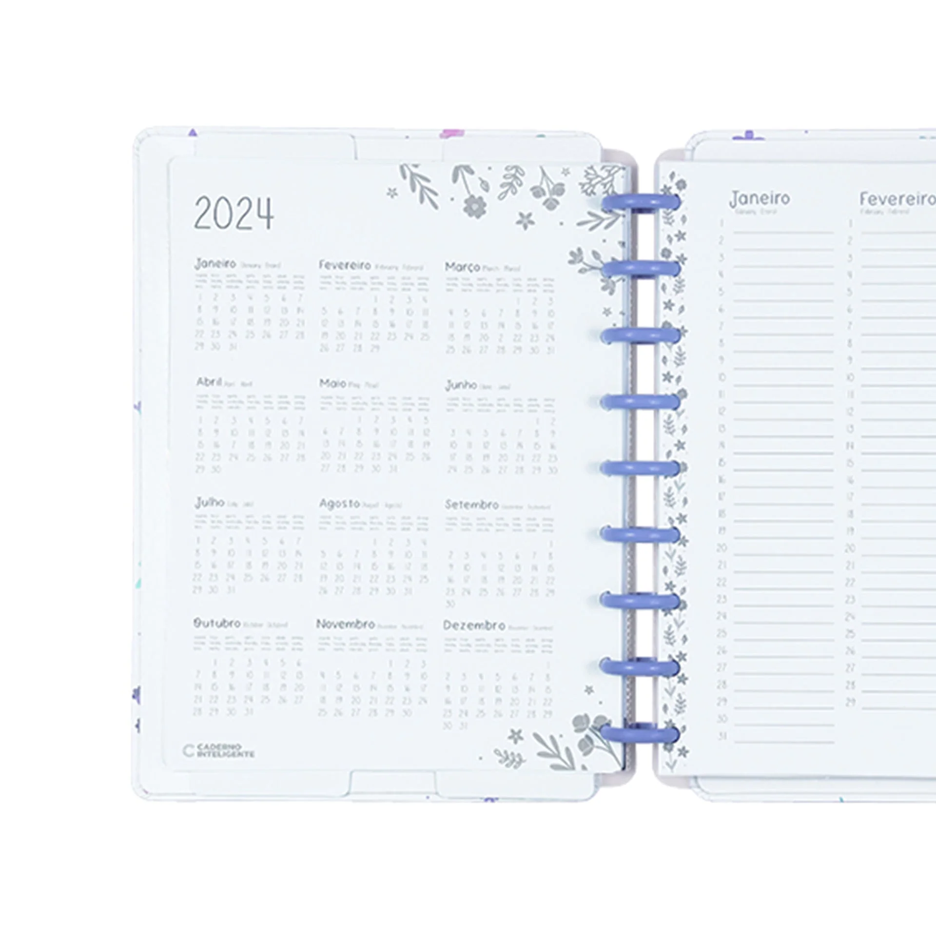 Planner Lilac Fields By Sophia Martins Caderno Inteligente - Image 5
