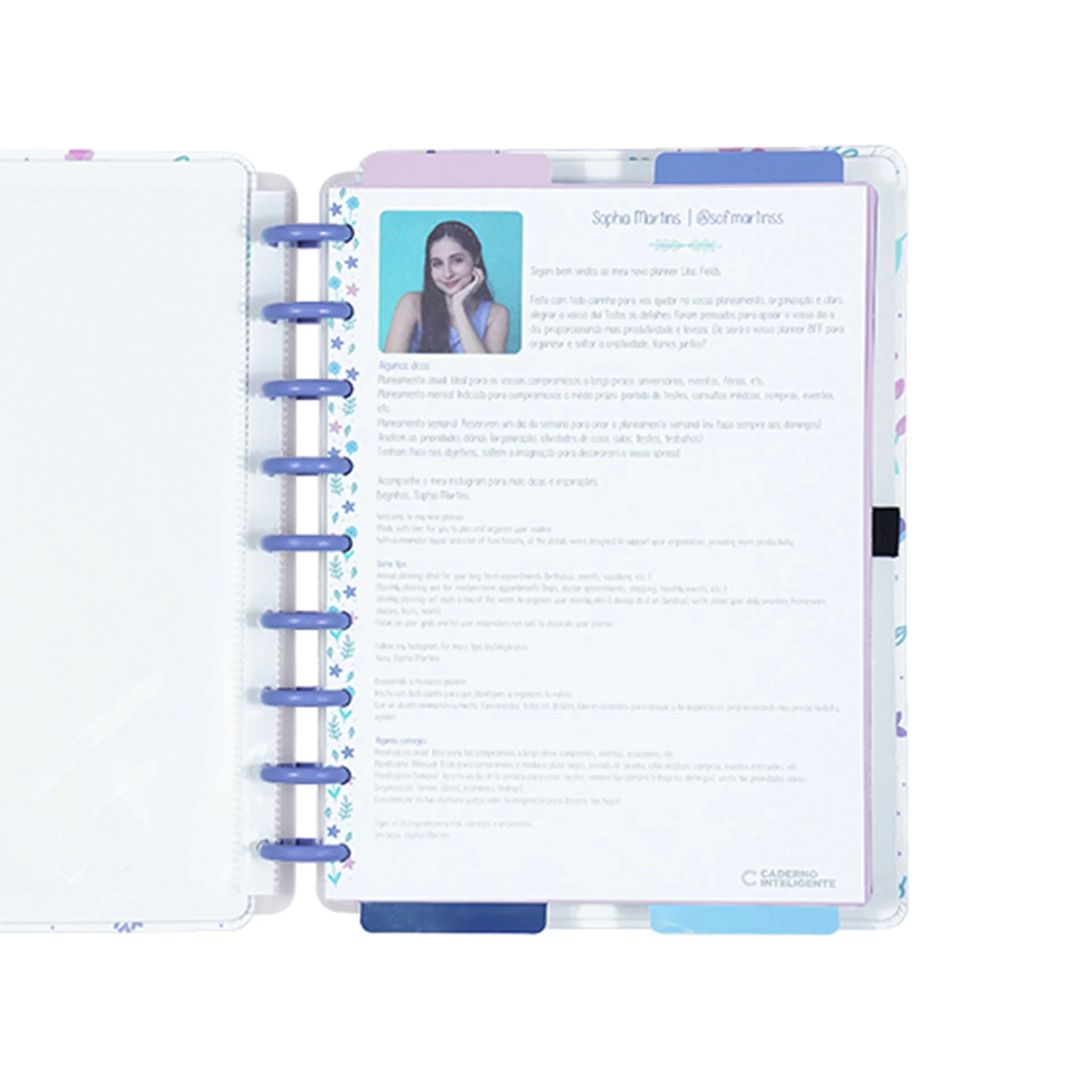 Planner Lilac Fields By Sophia Martins Caderno Inteligente - Image 7