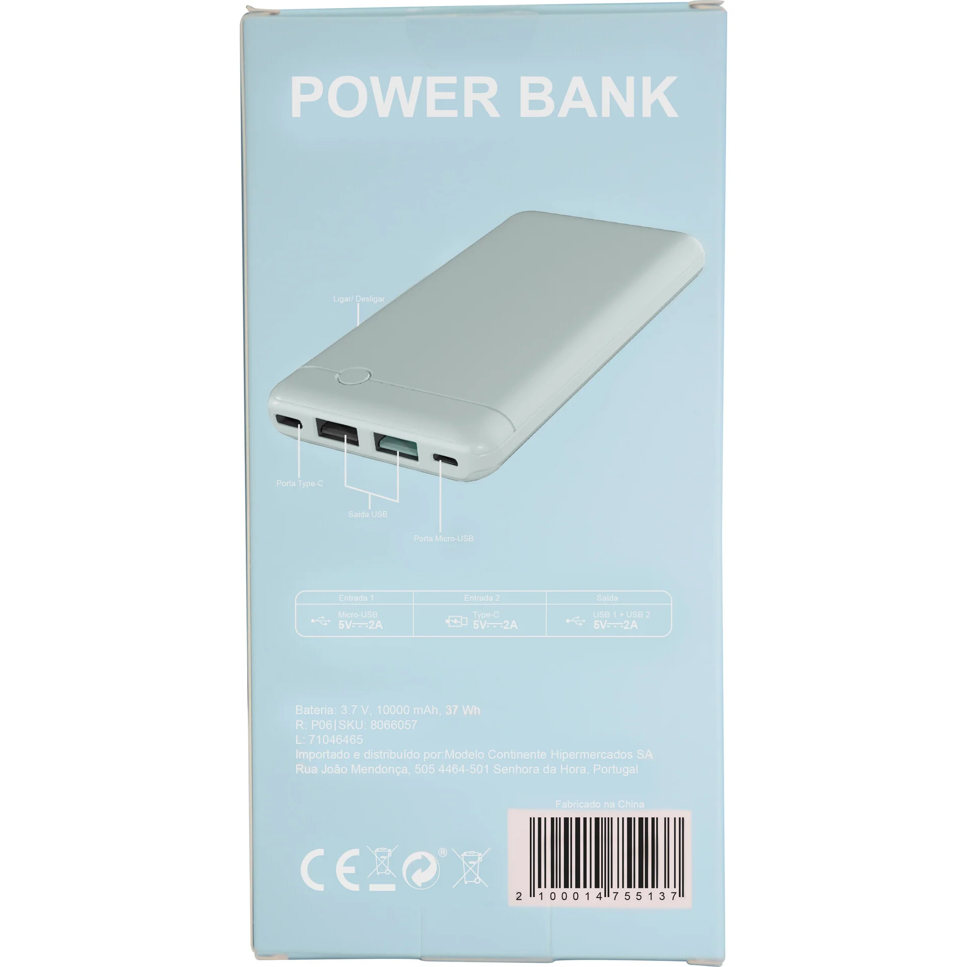 Power Bank 10.000Mah Aqua Sky - Image 8