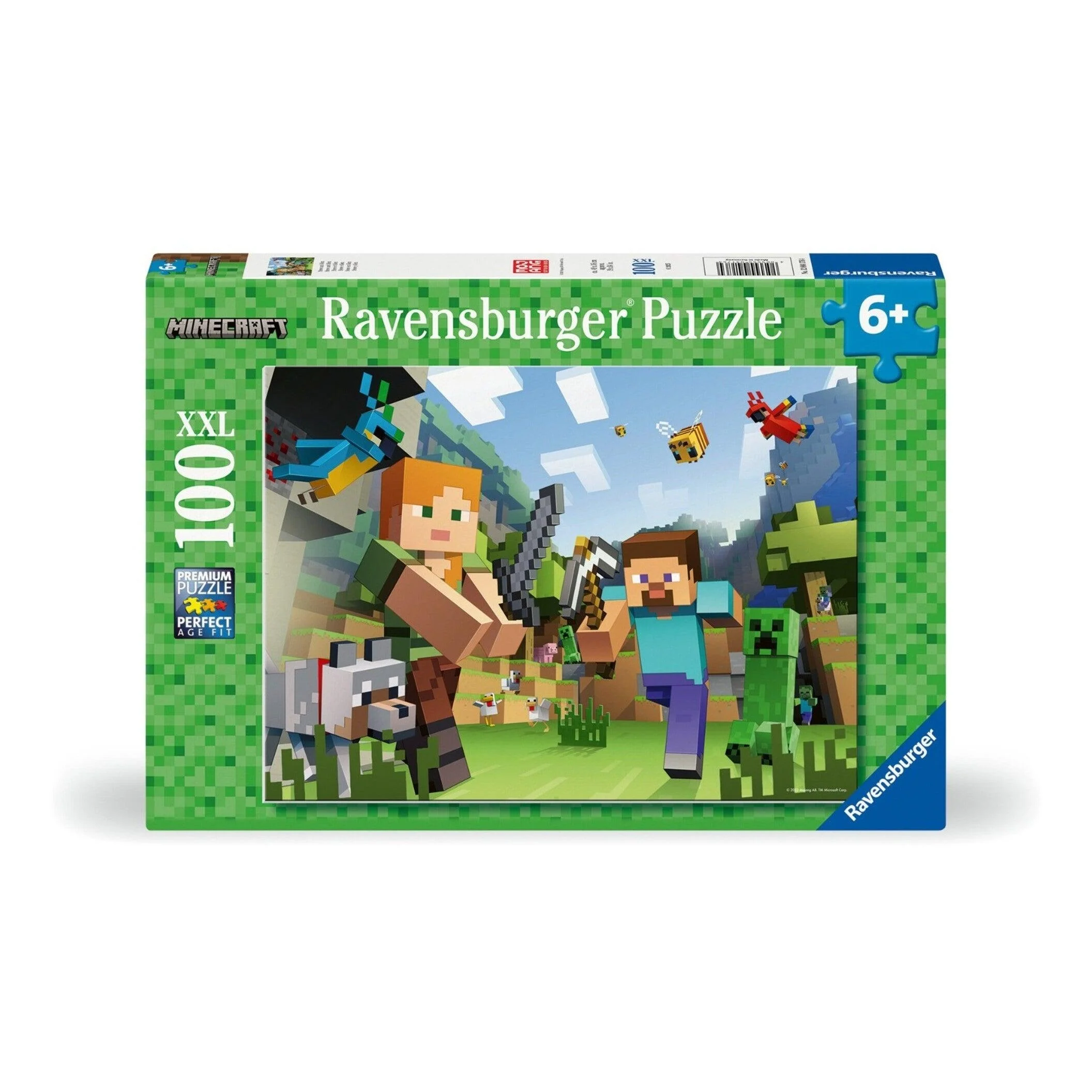 Puzzle 100 Peças Xxl Minecraft