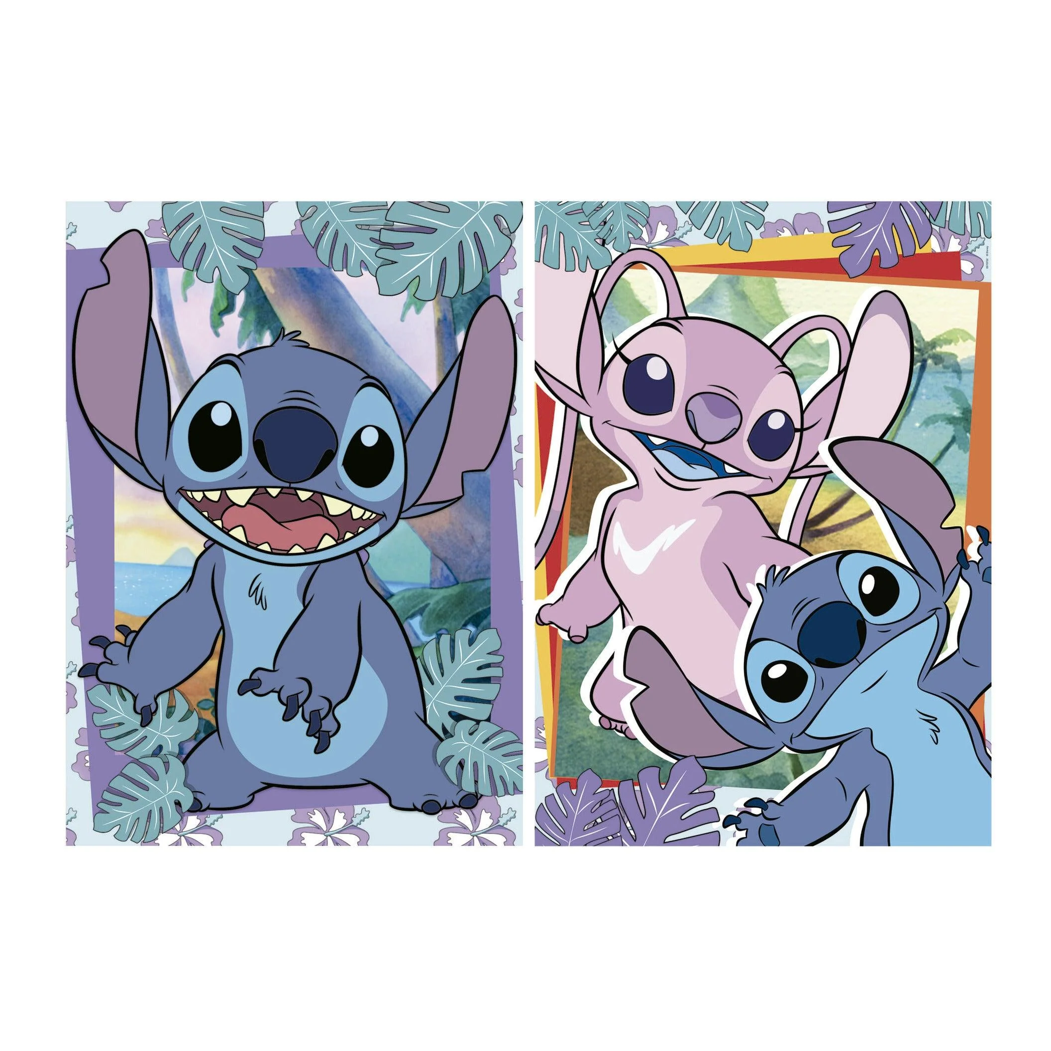 Puzzle 2 x 500 Peças Stitch Educa