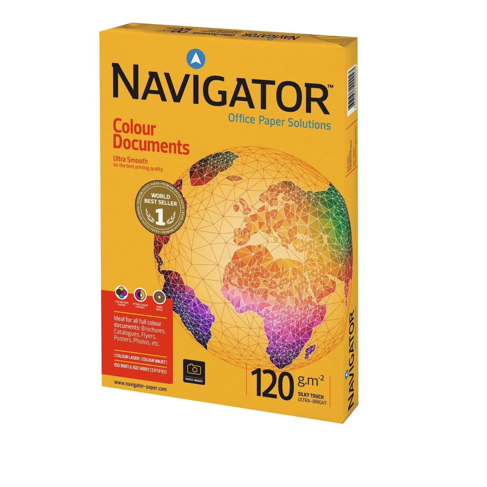Resma Papel Impressão Navigator A4 120G 250 Folhas