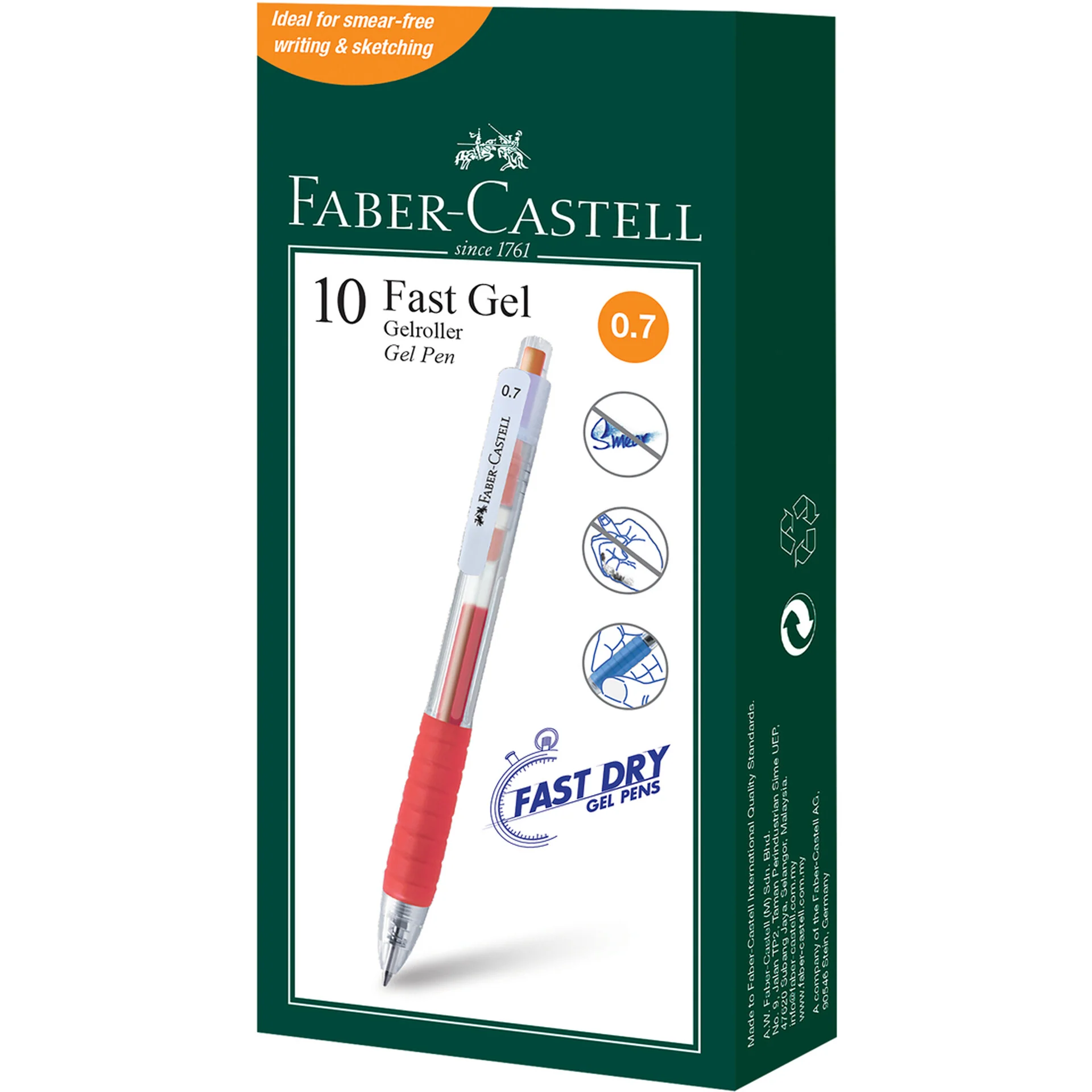 Roller Gel Fast 0.7 Laranja - Image 3