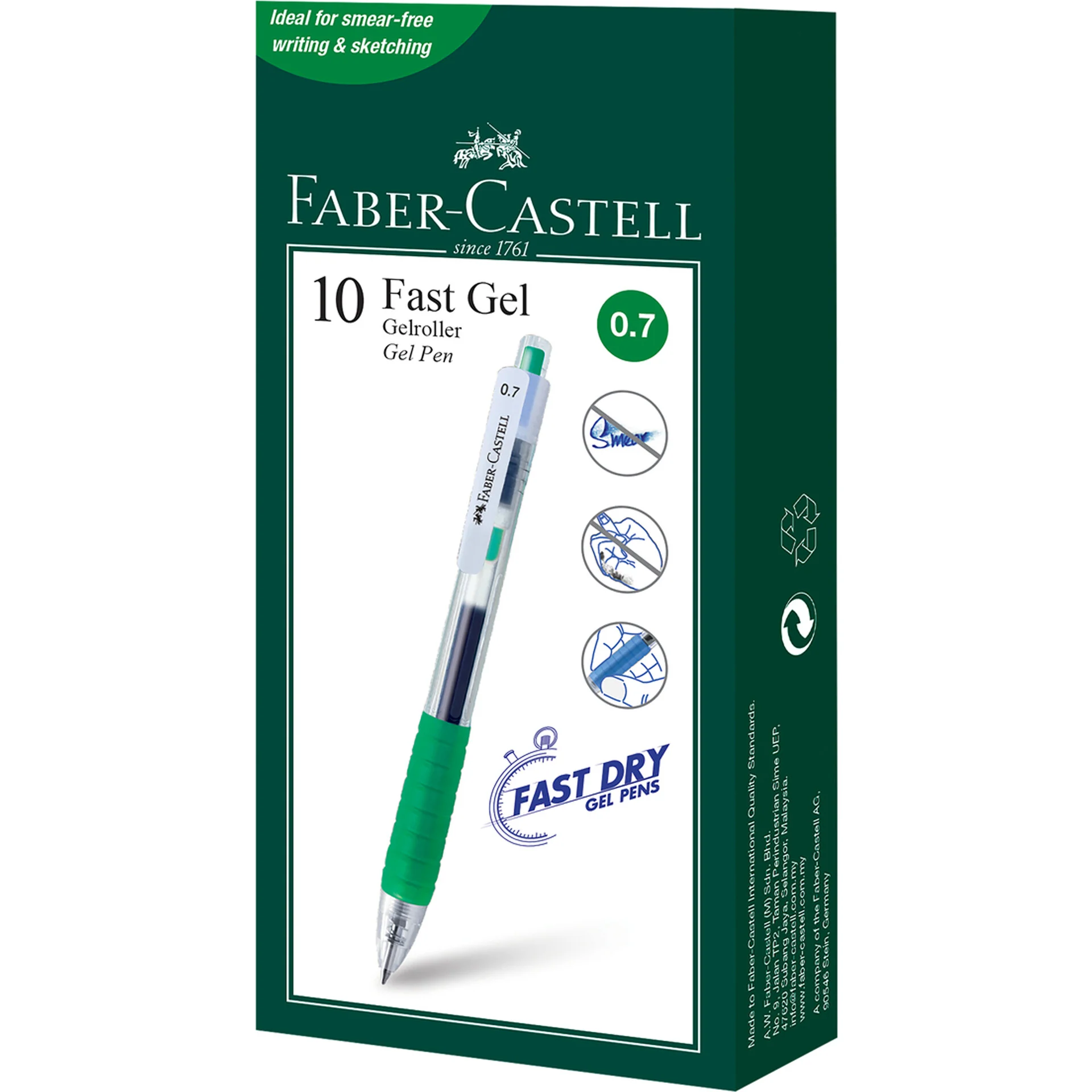 Roller Gel Fast 0.7 Verde - Image 4
