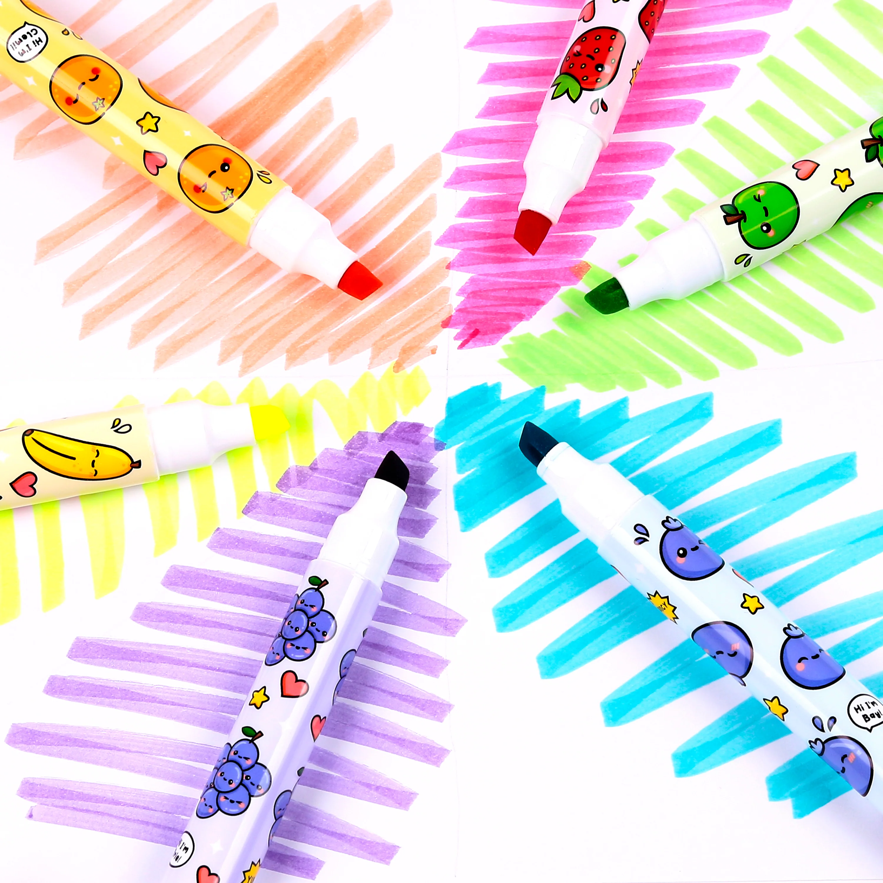 Set 6 Marcadores Apag.-Foodiemals Frutas - Image 10
