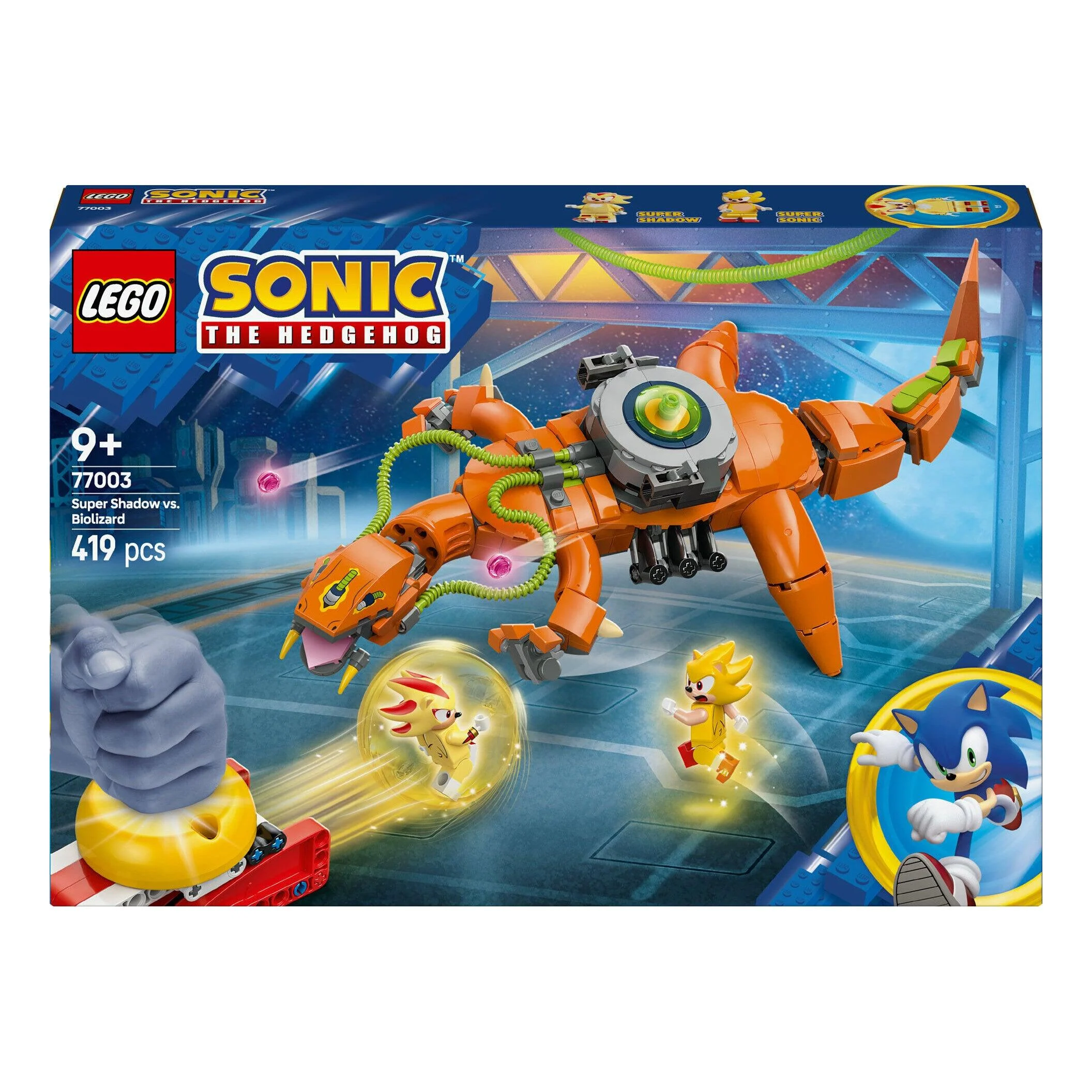 Super Shadow Contra Biolizard Lego-Sonic