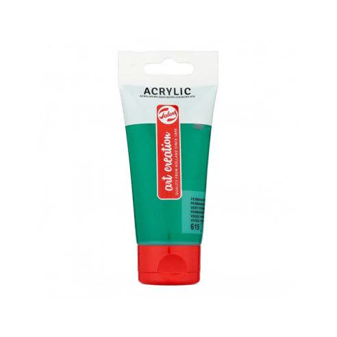 Tinta Acrílica 75ml Verde Permanente Escuro Art Creation Talens