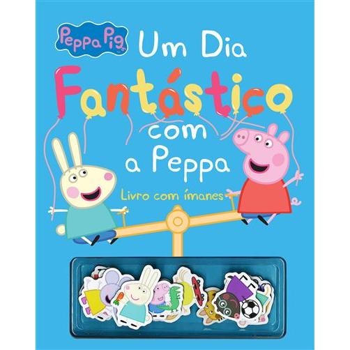 Um Dia Fantástico com a Peppa de Ladybird - Livro com Ímanes